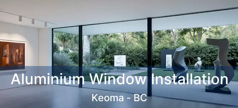 Aluminium Window Installation Keoma - BC