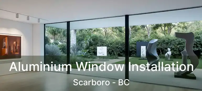 Aluminium Window Installation Scarboro - BC