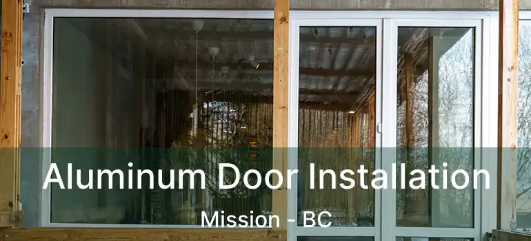 Aluminum Door Installation Mission - BC