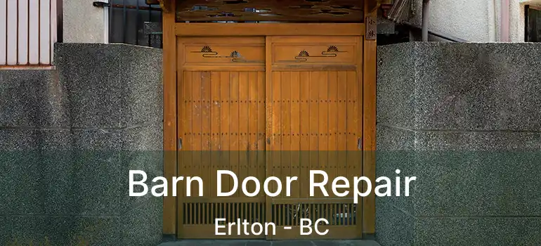 Barn Door Repair Erlton - BC