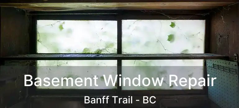 Basement Window Repair Banff Trail - BC