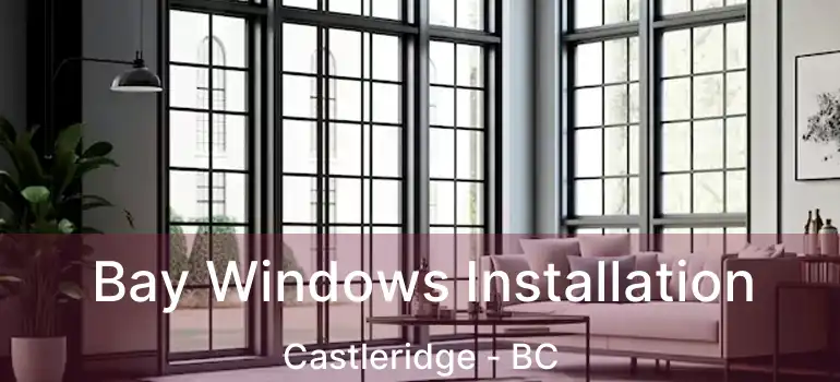 Bay Windows Installation Castleridge - BC