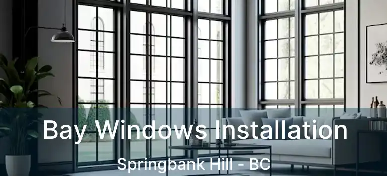 Bay Windows Installation Springbank Hill - BC