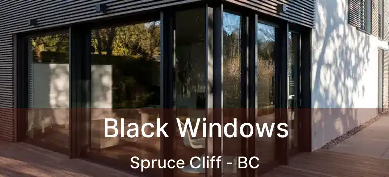 Black Windows Spruce Cliff - BC