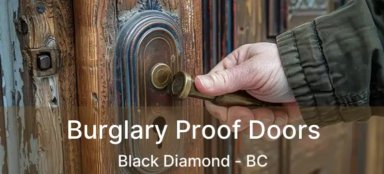 Burglary Proof Doors Black Diamond - BC