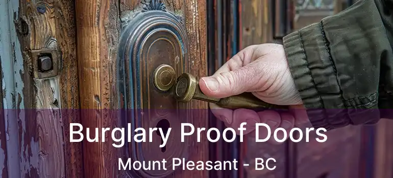 Burglary Proof Doors Mount Pleasant - BC