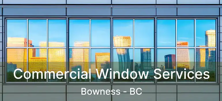 Commercial Window Services Bowness - BC