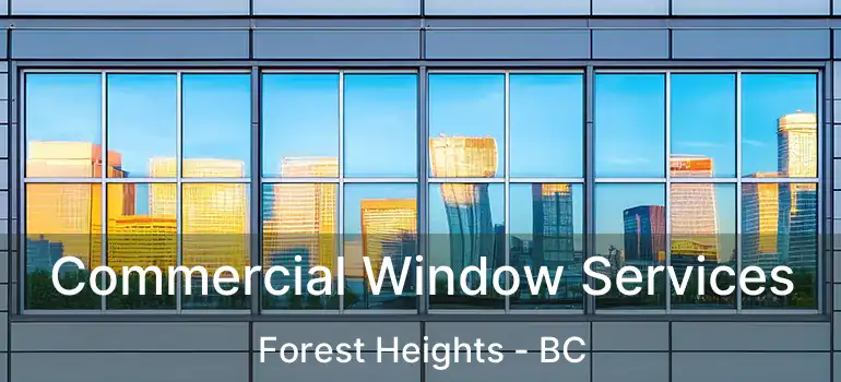 Commercial Window Services Forest Heights - BC