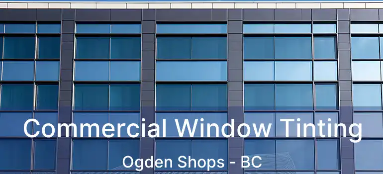 Commercial Window Tinting Ogden Shops - BC