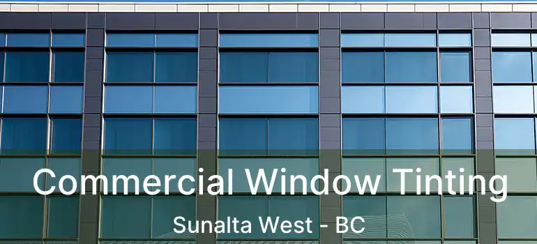 Commercial Window Tinting Sunalta West - BC