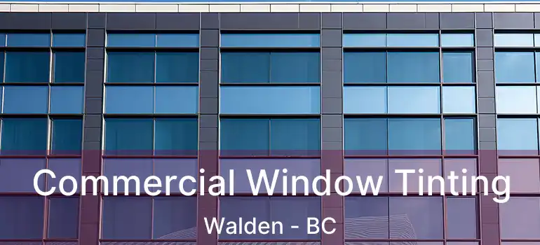 Commercial Window Tinting Walden - BC