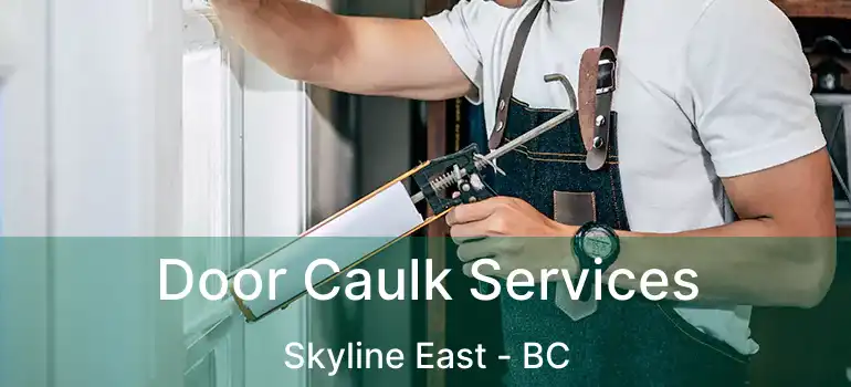 Door Caulk Services Skyline East - BC