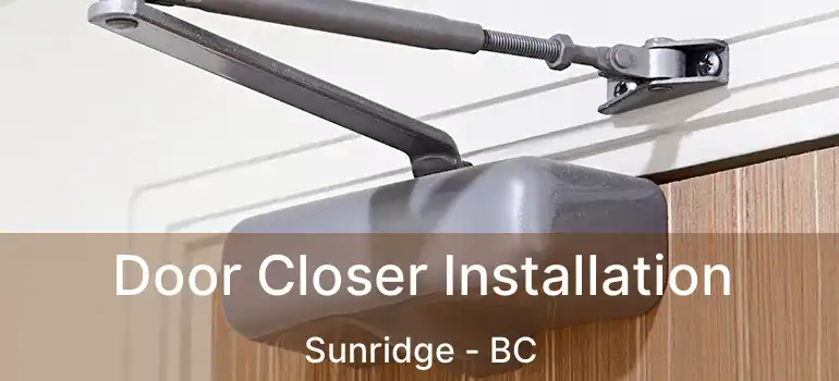 Door Closer Installation Sunridge - BC