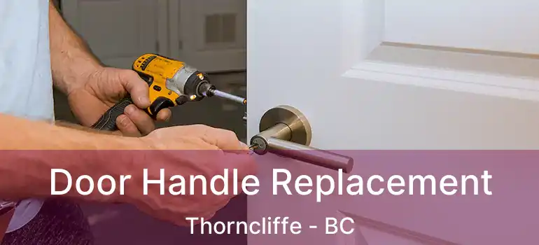 Door Handle Replacement Thorncliffe - BC