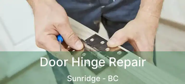Door Hinge Repair Sunridge - BC