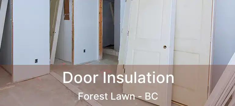Door Insulation Forest Lawn - BC