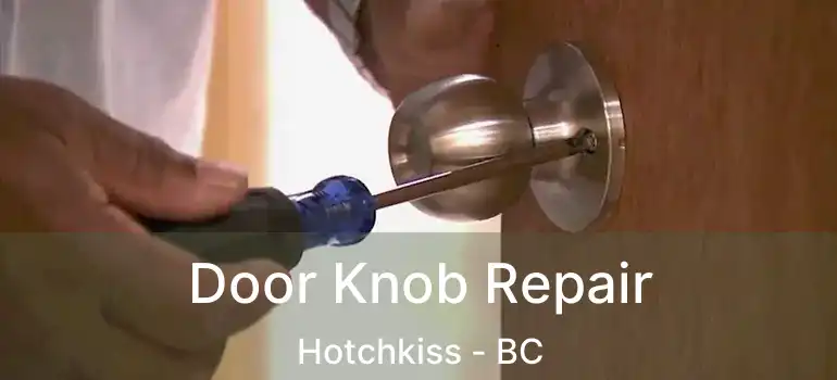 Door Knob Repair Hotchkiss - BC