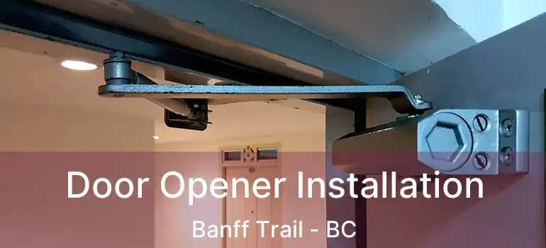 Door Opener Installation Banff Trail - BC