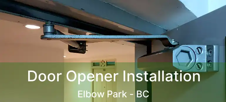 Door Opener Installation Elbow Park - BC