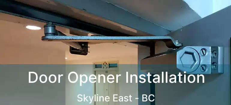 Door Opener Installation Skyline East - BC