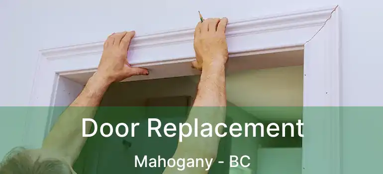 Door Replacement Mahogany - BC