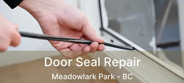 Door Seal Repair Meadowlark Park - BC