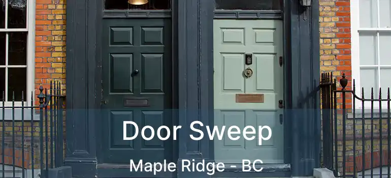 Door Sweep Maple Ridge - BC
