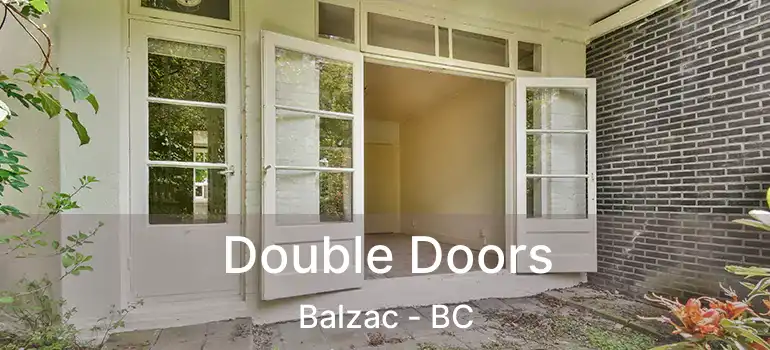Double Doors Balzac - BC
