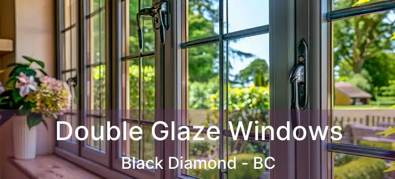 Double Glaze Windows Black Diamond - BC