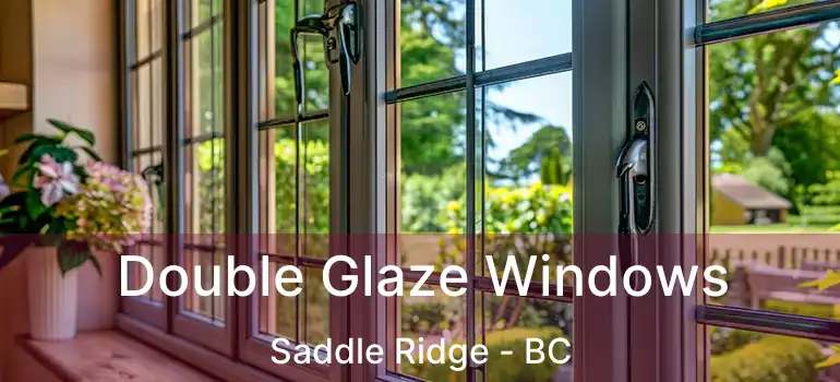 Double Glaze Windows Saddle Ridge - BC