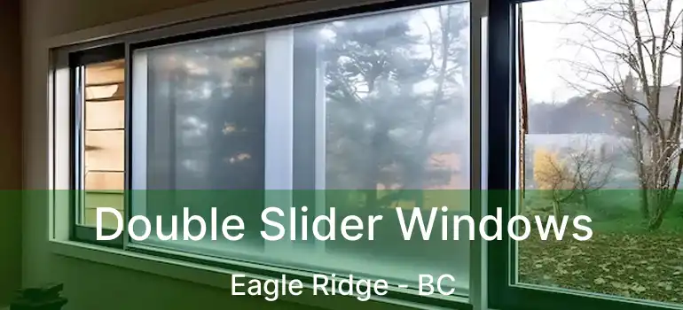 Double Slider Windows Eagle Ridge - BC