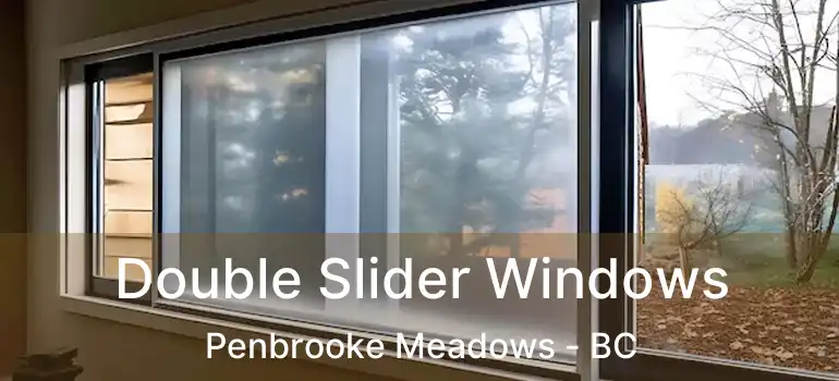 Double Slider Windows Penbrooke Meadows - BC