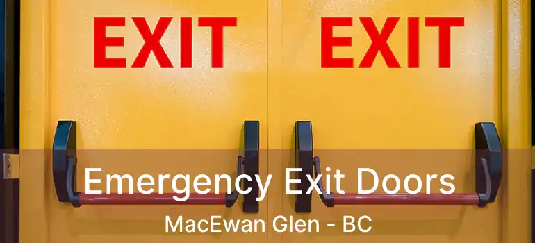 Emergency Exit Doors MacEwan Glen - BC