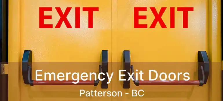 Emergency Exit Doors Patterson - BC