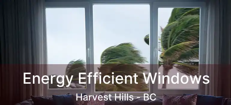 Energy Efficient Windows Harvest Hills - BC