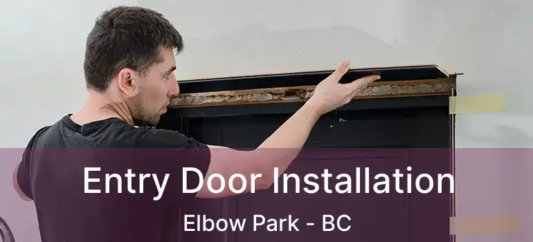 Entry Door Installation Elbow Park - BC