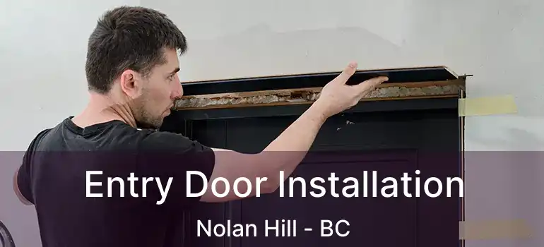 Entry Door Installation Nolan Hill - BC