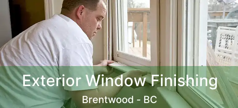 Exterior Window Finishing Brentwood - BC