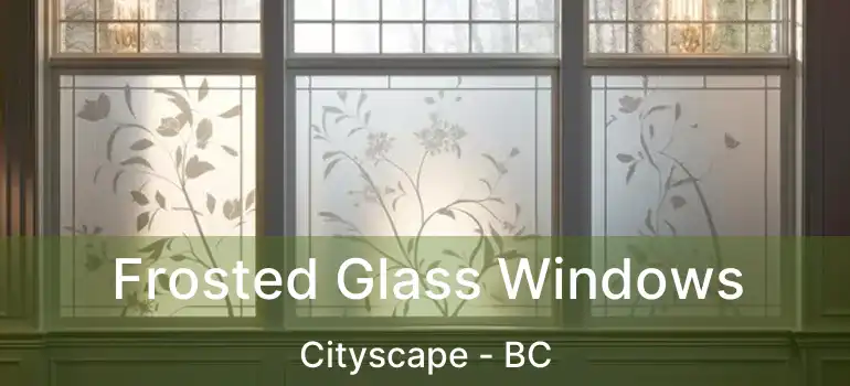 Frosted Glass Windows Cityscape - BC