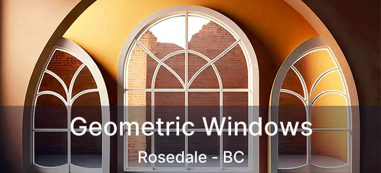 Geometric Windows Rosedale - BC