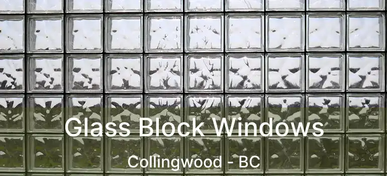 Glass Block Windows Collingwood - BC