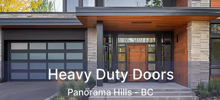 Heavy Duty Doors Panorama Hills - BC