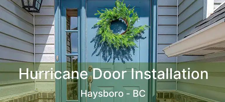 Hurricane Door Installation Haysboro - BC