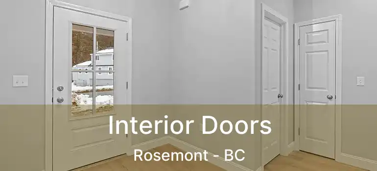Interior Doors Rosemont - BC