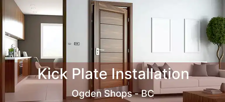 Kick Plate Installation Ogden Shops - BC
