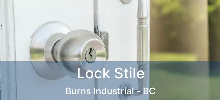 Lock Stile Burns Industrial - BC