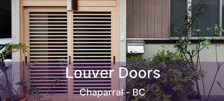 Louver Doors Chaparral - BC