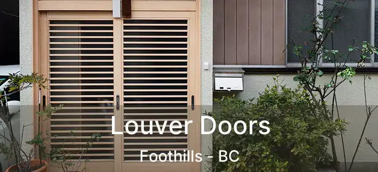 Louver Doors Foothills - BC