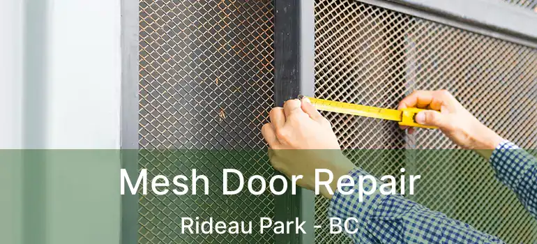 Mesh Door Repair Rideau Park - BC