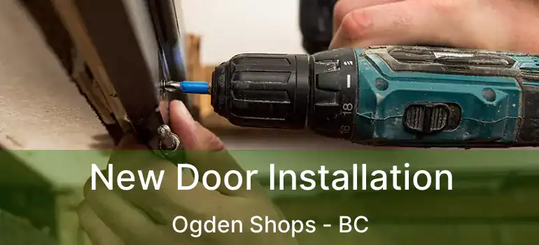 New Door Installation Ogden Shops - BC